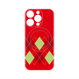 プレミアムパネル with MagSafe［ Nordic Argyle - Red ］