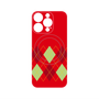 プレミアムパネル with MagSafe［ Nordic Argyle - Red ］
