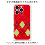 プレミアムパネル with MagSafe［ Nordic Argyle - Red ］