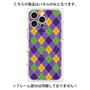 プレミアムパネル with MagSafe［ Argyle - Purple ］