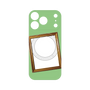 プレミアムパネル with MagSafe［ Photo Frame - Light Green ］