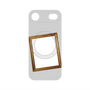 プレミアムパネル with MagSafe［ Photo Frame - Light Gray ］