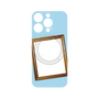 プレミアムパネル with MagSafe［ Photo Frame - Light Blue ］