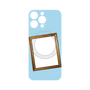 プレミアムパネル with MagSafe［ Photo Frame - Light Blue ］