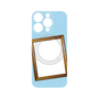 プレミアムパネル with MagSafe［ Photo Frame - Light Blue ］