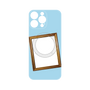 プレミアムパネル with MagSafe［ Photo Frame - Light Blue ］