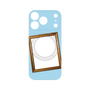 プレミアムパネル with MagSafe［ Photo Frame - Light Blue ］
