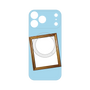 プレミアムパネル with MagSafe［ Photo Frame - Light Blue ］