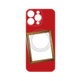 プレミアムパネル with MagSafe［ Photo Frame - Red ］