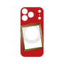 プレミアムパネル with MagSafe［ Photo Frame - Red ］