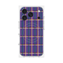 プレミアムパネル with MagSafe［ Tartan Check - Purple ］