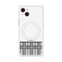プレミアムパネル with MagSafe［ CASEPLAY Tartan Check - Gray ］