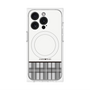 プレミアムパネル with MagSafe［ CASEPLAY Tartan Check - Gray ］