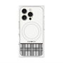 プレミアムパネル with MagSafe［ CASEPLAY Tartan Check - Gray ］