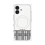 プレミアムパネル with MagSafe［ CASEPLAY Tartan Check - Gray ］