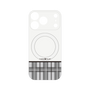 プレミアムパネル with MagSafe［ CASEPLAY Tartan Check - Gray ］