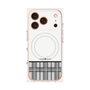プレミアムパネル with MagSafe［ CASEPLAY Tartan Check - Gray ］
