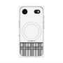 プレミアムパネル with MagSafe［ CASEPLAY Tartan Check - Gray ］