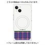 プレミアムパネル with MagSafe［ CASEPLAY Tartan Check - Purple ］