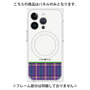プレミアムパネル with MagSafe［ CASEPLAY Tartan Check - Purple ］