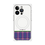 プレミアムパネル with MagSafe［ CASEPLAY Tartan Check - Purple ］