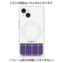 プレミアムパネル with MagSafe［ CASEPLAY Tartan Check - Purple ］