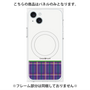 プレミアムパネル with MagSafe［ CASEPLAY Tartan Check - Purple ］