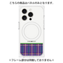 プレミアムパネル with MagSafe［ CASEPLAY Tartan Check - Purple ］