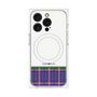 プレミアムパネル with MagSafe［ CASEPLAY Tartan Check - Purple ］