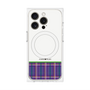 プレミアムパネル with MagSafe［ CASEPLAY Tartan Check - Purple ］
