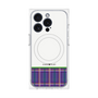 プレミアムパネル with MagSafe［ CASEPLAY Tartan Check - Purple ］