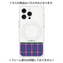 プレミアムパネル with MagSafe［ CASEPLAY Tartan Check - Purple ］