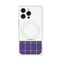 プレミアムパネル with MagSafe［ CASEPLAY Tartan Check - Purple ］
