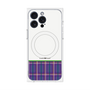プレミアムパネル with MagSafe［ CASEPLAY Tartan Check - Purple ］