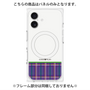 プレミアムパネル with MagSafe［ CASEPLAY Tartan Check - Purple ］