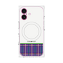 プレミアムパネル with MagSafe［ CASEPLAY Tartan Check - Purple ］