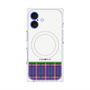 プレミアムパネル with MagSafe［ CASEPLAY Tartan Check - Purple ］
