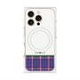 プレミアムパネル with MagSafe［ CASEPLAY Tartan Check - Purple ］