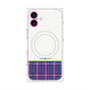 プレミアムパネル with MagSafe［ CASEPLAY Tartan Check - Purple ］