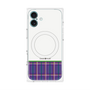 プレミアムパネル with MagSafe［ CASEPLAY Tartan Check - Purple ］