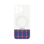 プレミアムパネル with MagSafe［ CASEPLAY Tartan Check - Purple ］