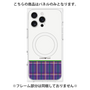 プレミアムパネル with MagSafe［ CASEPLAY Tartan Check - Purple ］