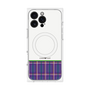 プレミアムパネル with MagSafe［ CASEPLAY Tartan Check - Purple ］