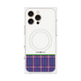 プレミアムパネル with MagSafe［ CASEPLAY Tartan Check - Purple ］