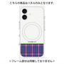 プレミアムパネル with MagSafe［ CASEPLAY Tartan Check - Purple ］