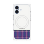 プレミアムパネル with MagSafe［ CASEPLAY Tartan Check - Purple ］