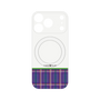 プレミアムパネル with MagSafe［ CASEPLAY Tartan Check - Purple ］