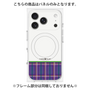 プレミアムパネル with MagSafe［ CASEPLAY Tartan Check - Purple ］