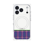 プレミアムパネル with MagSafe［ CASEPLAY Tartan Check - Purple ］
