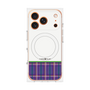 プレミアムパネル with MagSafe［ CASEPLAY Tartan Check - Purple ］